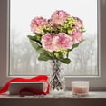 thumbnail image 5 of Moocorvic 7 Heads Artificial Peony Bouquet - Faux Blush Pink Cloud Lotus Flowers - Realistic Silk Floral Stems for Wedding Centerpieces, Home Table Decor & Vase Filler, 5 of 7