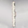 thumbnail image 5 of Bath Vanity Light Chrome Clear Glass 24 Inch Modern Bathroom Lighting, 5 of 5