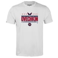 thumbnail image 2 of Youth Levelwear Alexander Ovechkin White Washington Capitals NHL All-Time Leading Goal Scorer Milestone Stars Name &, 2 of 3