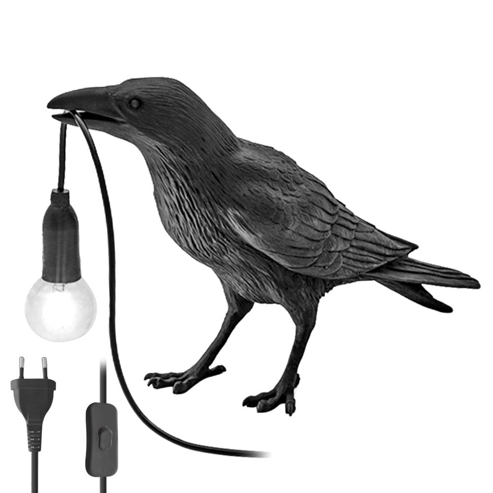 Animal Bird LED Light Living Room Aisle Bedside Restaurant Decor Table Lamp $S1 