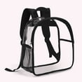 thumbnail image 5 of Sacs à Dos Transparents pour Femmes Mode PVC Étudiants Sacs d'École (style 1), 5 of 5