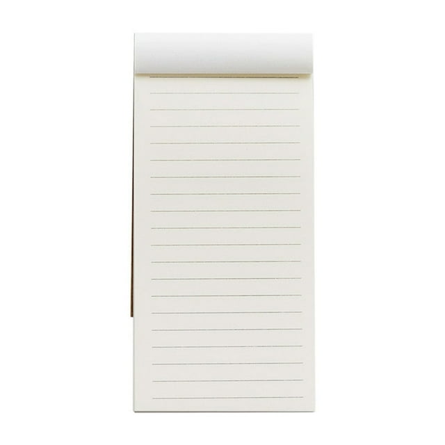 FeiraDeVaidade Simple Kraft Paper Long Strip Memo Pad Portable Pocket Notebook Planner Tearable Notepad To-Do List