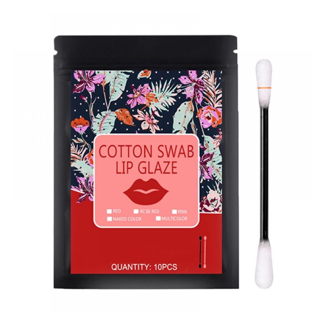 Ame Tattoo Lipstick 10 PCS Cigarette Cotton Swab Lipstick LongLasting