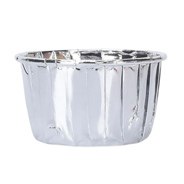 Revestimientos para Cupcakes Wosthever 50 Piezas Plata