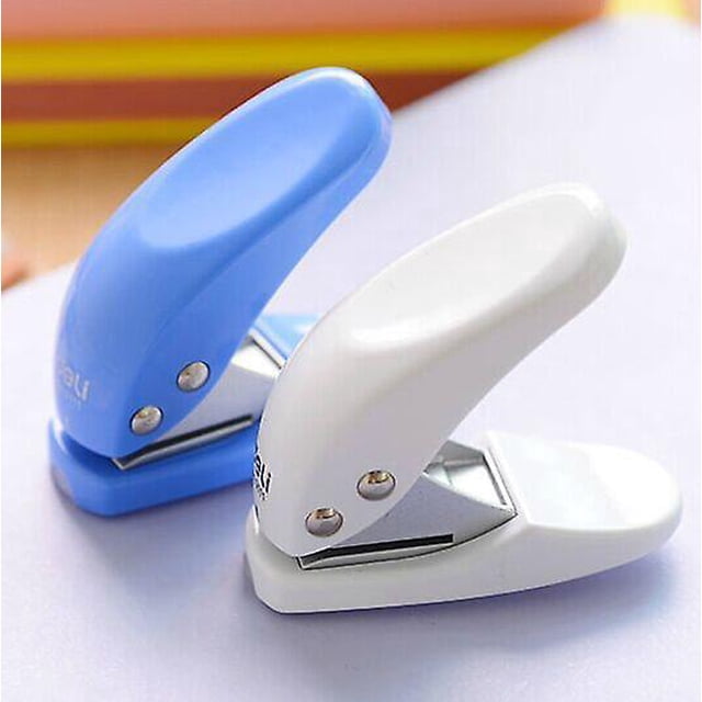 mini Papier 1 Trou Perforatrice, Perforateur De Poche Portable, 10 Feuilles En Une Seule Fois, Couleur Alatoire (2 piezas)