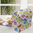 thumbnail image 3 of Love Stand Mixer Cover, Colorful Hearts and Butterflies Silhouettes Doodle Style Happy Valentines Day Pattern, Kitchen Appliance Organizer Bag Cover with Pockets, 5 Quarts, Multicolor, by Ambesonne, 3 of 4