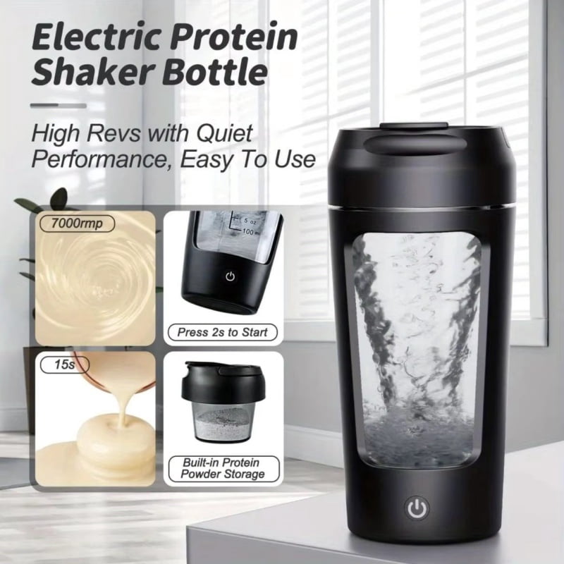 650ml Electric Protein Powder Mixing Cup Automatic Shaker Bottle Mixer Shake Bottle Milk Coffee Blender Portable Mixing Cups