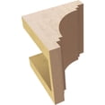 thumbnail image 6 of 5"W x 5"D x 5"H Wide Pescadero Rough Cedar Woodgrain TimberThane Corbel, Primed Tan, 6 of 6