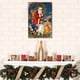thumbnail image 5 of Letrero navideño de hojalata para decoración de pared | Pintura metálica de 30 x 20 cm para paredes, puertas y decoración del hogar | Agujeros pretaladrados para colgar fácilmente | Regalo navideño, 5 of 6