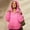 Pink, variant on VISALY Hoodie Pullover Sweatshirt V Neck Pullover Jacket Oversized Long Sleeve Coats Winter Warm Lightweight Outwear with Pocket Casual Long Sleeve Tops Fall Sweatshirts Sweater Jackets Black L