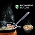thumbnail image 4 of 8.3 Inch Silicone Soup Ladle Spoon Restaurant Kitchen Scoop Utensil Cooking Supplies Purple, 4 of 7