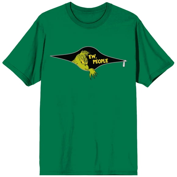 The Grinch T-Shirt à Col Rond Vert à Manches Courtes pour Adulte Ew People - Moyen