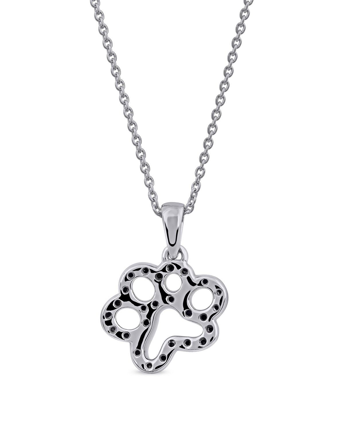 Diamond dog shop paw necklace