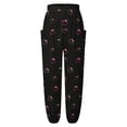 thumbnail image 3 of Hello Kitty Women's Harem Pants, Hippie Casual Pants Flowy Yoga Trousers with Pockets, 3 of 7