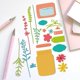 thumbnail image 4 of Troqueles para hacer tarjetas con flores silvestres en frasco, plantillas para troquelar jarrones de metal, troqueles para scrapbooking, plantillas para repujado., 4 of 9