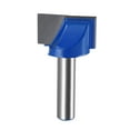 thumbnail image 1 of Unique Bargains 25mm Dia 8mm Shank Bottom Cleaning Router Bit 2 Flutes Carbide Tipped Cutter Uncoated for Woodworking, 1 of 5