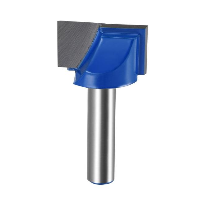 Unique Bargains 25mm Dia 8mm Shank Bottom Cleaning Router Bit 2 Flutes Carbide Tipped Cutter Uncoated for Woodworking