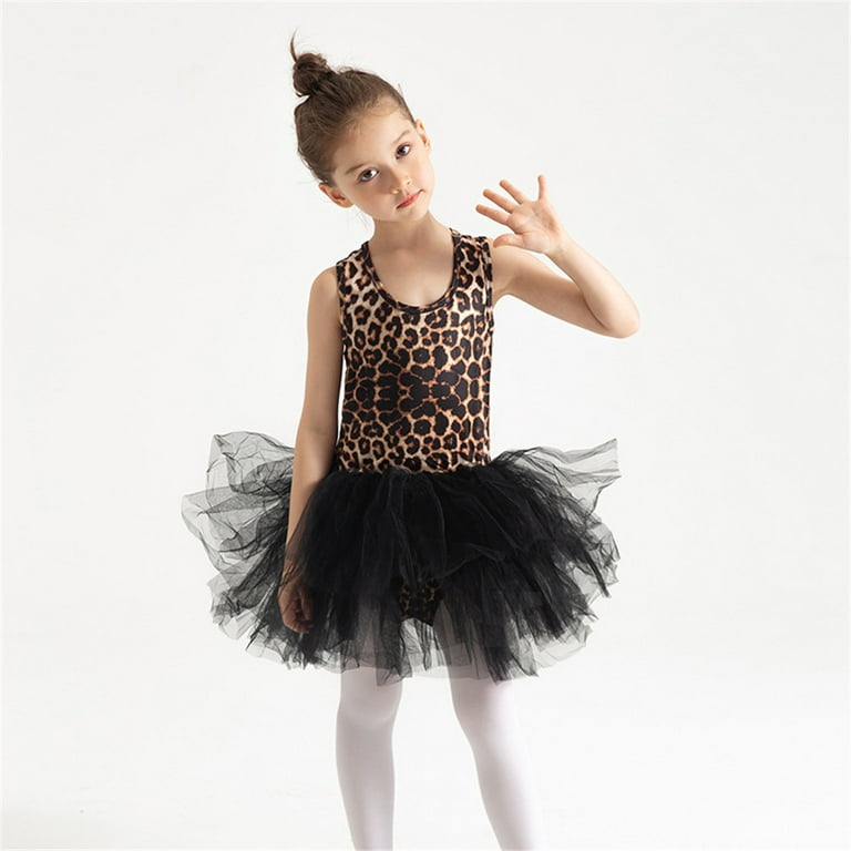 Tutu skirts top leopard print