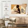 thumbnail image 5 of Elephant Stock Strong And Invincible Woman Wall Art - Horizontal Canvas Wall Art - Living Room Wall Decor - Advocacy Art Canvas - Beige And Yellow Decor - 51" x 34", 5 of 8