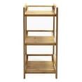 thumbnail image 5 of Redmon Bamboo 3-Tier Shelf, Square Open Style, Free Standing, Assembly Required, Adult Use, 5 of 5