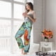 thumbnail image 5 of Balery Retro Seamless Flying Butterflies Pantalones de pijama para mujer, pijamas ultraligeros, pantalones de estar por casa-Small, 5 of 6