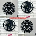 thumbnail image 4 of Handmadetneonsign Modern Pilot Wall Clock Unique, Pilot Oversize Wall Clock, Metal Wall Clock 043498, 4 of 4