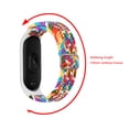 thumbnail image 3 of Bandas de reloj de correa de muñeca con banda de nailon elástico trenzado para Xiaomi Mi Band 5/6/7 NFC, 3 of 7