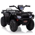 thumbnail image 4 of Luku 12V Kids Ride on ATV, Battery-Operated 4 Wheeler for Ages 3-6 with Led Lights, High/Low Speed Settings, Music, USB Connectivity, forward & Backward Motion - Ride-On Quad for Boys&Girls, 4 of 6