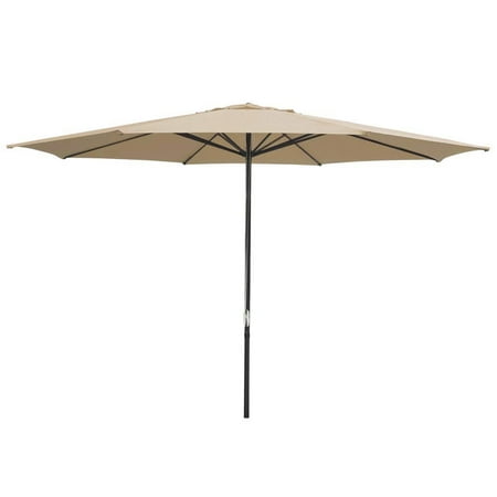 Yescom 13 Tan Sun Shading Aluminum Patio Umbrella Uv30 A Yescom 9 Ft Outdoor Patio Market Umbrella W Aluminum