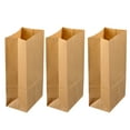 thumbnail image 4 of 50PCS Kraft Paper Bags Breakfast Square Bottom Paper Bags Candy Food Paper Bags Baking Dessert Party Paper Bags, 4 of 8