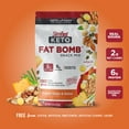 thumbnail image 3 of SlimFast Keto Fat Bomb Snack Mix, Gouda Garlic & Onion, 8 Oz Bag, 3 of 5