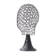 thumbnail image 5 of Soporte de metal para pelucas, sombreros, gorras, expositor para barbería, tienda, viajes Negro, 5 of 9