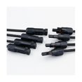 thumbnail image 3 of 1 Pair 4 Branch Y Type Adapter Male And Female Solar Connectors 4 To 1 Panel Cable Photovoltaic Con, 3 of 5