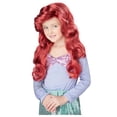 thumbnail image 2 of Little Mermaid Wig (Red) Child Accessory, 2 of 2
