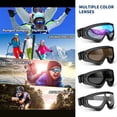 thumbnail image 5 of JASGARDE Anti-Glare Lenses-Ski Goggles Winter Sport Snowboard Goggles with UV 400 Protection, 5 of 5