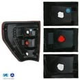 thumbnail image 2 of AKKON - Fit 2021 2022 2023 Ford F150 [Non-Blind Spot Hole] Halogen Type Tail Light Chrome Brake Lamp Passenger Right Side, 2 of 6