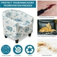 thumbnail image 2 of Zhangyh Club Chair Slipcover:High Stretch Tub Chair Cover,Removable Club Chair Cover Slipcover for Living Room Club Bar Counter, 2 of 7