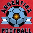 thumbnail image 3 of CafePress - Argentina Football T Shirt - Mens Football Shirt, 3 of 4