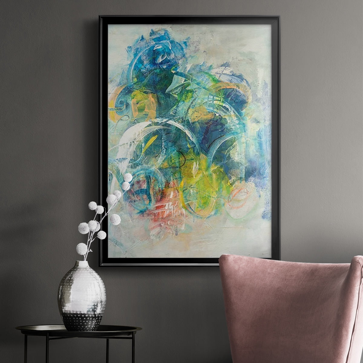 Silent Energy I Premium Framed Print, in Gold, Black, or Silver - Ready to Hang