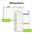 thumbnail image 5 of Garnen Fridge Calendar Magnetic for Monthly Weekly Daily Planner, Magnetic Dry Erase Calendar for Refrigerator with Weekly Meal Planner & Grocery List, 5 of 5