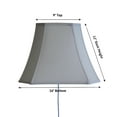thumbnail image 2 of Floating Shade Plug-In Wall Light Eggshell 9x16x12, 2 of 7