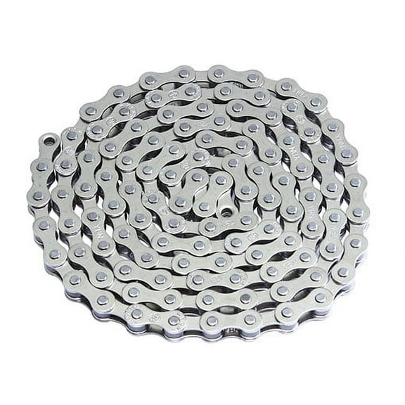 Lowrider YBN Bicycle Chain 1/2" X1/8 Single Speed Chrome. Bike Part, Bicycle Part, Bike Accessory, Bicycle Accessory