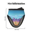 thumbnail image 3 of Pofeuu Pixel Desert Landscape Print Thickened Mini Silicone Oven Mitts Heat Resistant, Rubber Oven Mitt Gloves, Finger Pinch Grips, Pot Holder, Silicone Potholder, 3 of 7
