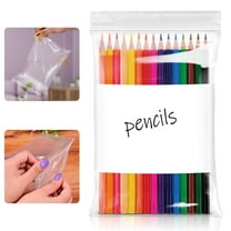 White Block Reclosable Bags, 6 x 9 Inch. Pack of 1000 Zipper Bags for Food Storage with Write-On Block. Waterproof Bags for Small Business, 2 Mil. Clear Bags for Packaging Products