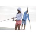 thumbnail image 6 of Huk Women's Icon X Hoodie UPF 50+ Long-Sleeve Fishing Shirt, White, Medium, 6 of 6