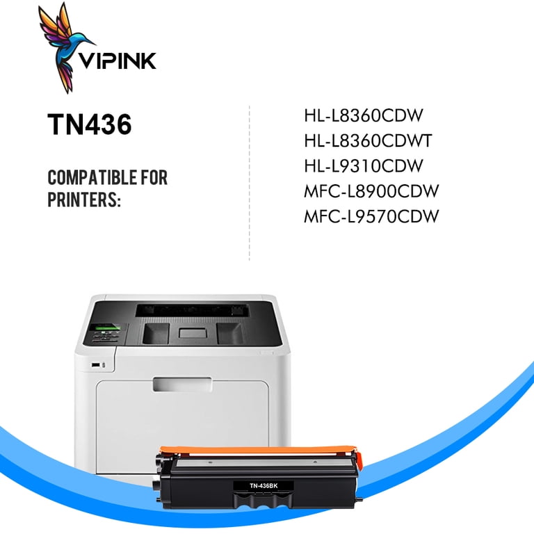 Vipink TN436 Toner Cartridge, Compatible for Brother TN436 TN433 Vipink TN436 Toner Cartridge, Compatible for Brother TN436 TN433
