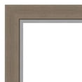thumbnail image 2 of Amanti Art Beveled Bathroom Wall Mirror - Eva Narrow Frame Eva Brown Narrow Outer Size: 43 x 33 in Silver, Brown, 2 of 5