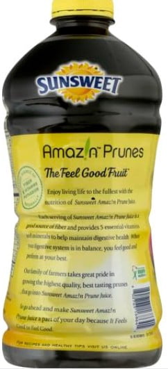 Sunsweet Amazin Prune Juice 64 fl oz Bottle (Pack of 2)