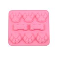 ZAROYEAX New 3D Dog Foot and Bone Silicone Ice Cube Chocolate Cake ...