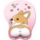 thumbnail image 1 of Mouse Pad with Wrist Support Gel Ergonomic 3D Mouse Pad Anime Corgi Dog Mousepad Gaming Mouse Mat for PC Laptops (Pink), 1 of 4